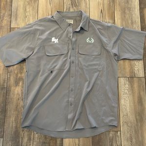 Real tree Sam Houston Fishing Shirt